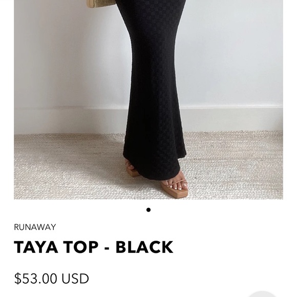 Runaway the Label. Tara top and skirt co-ord set. Sold together. - Picture 3 of 4